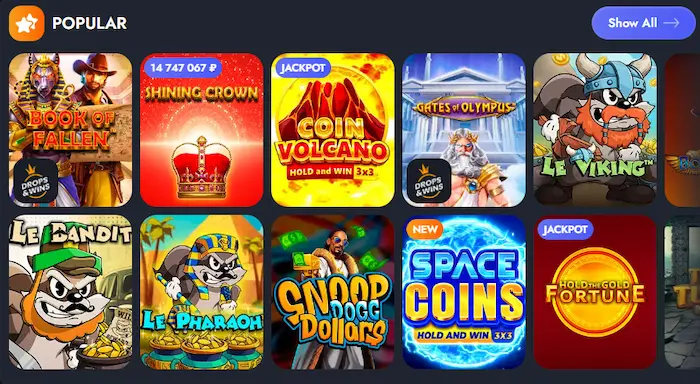 Martin Casino games